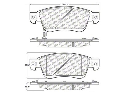 StopTech Street Touring 07-08 Infiniti G35 2WD Sedan Front Brake - 308.12870