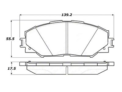 StopTech Street Touring 10 Lexus HS 250h / 09 Pontiac - 308.12100