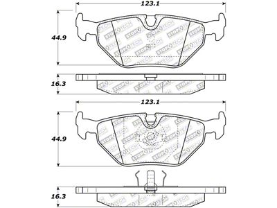 StopTech Street Touring 87-99 BMW M3 / 89-93 M5 Rear - 308.03960