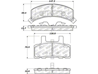 StopTech Street Touring 88-91 GMC/Chevy C1200/C2500/K1500/K2500 Front Brake Pads - 308.03690