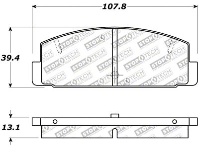 StopTech Street Touring 89-95 Mazda RX7 / 03-05 Mazda 6 - 308.03320