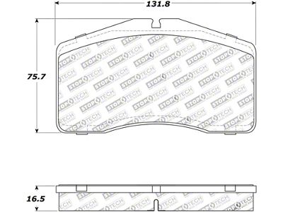 StopTech Street Touring 92-98 Porsche 911 Front Brake Pads - 308.05940