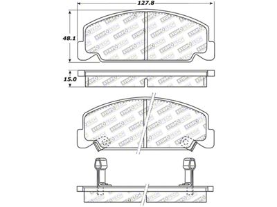 StopTech Street Touring 93-00 Honda Civic DX w/ Rr Drum - 308.02730