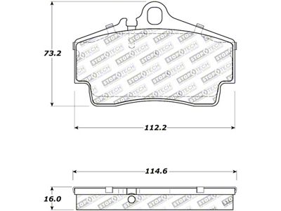 StopTech Street Touring 97-04 Porsche Boxster / 00-08 Boxster S - 308.07380