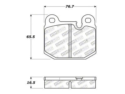 StopTech Street Touring Brake Pads - 308.01740