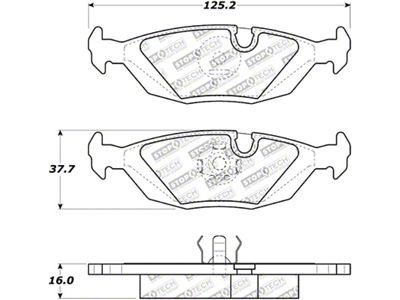 StopTech Street Touring Brake Pads - 308.02790