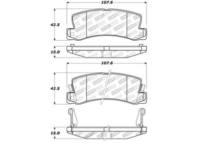 StopTech Street Touring Brake Pads - 308.03250