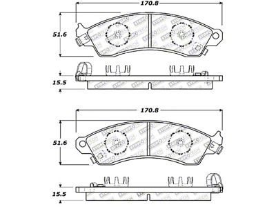 StopTech Street Touring Brake Pads - 308.04120