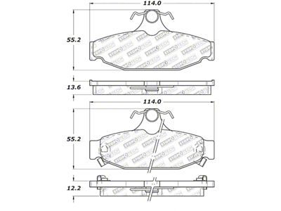 StopTech Street Touring Brake Pads - 308.04130