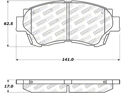 StopTech Street Touring Brake Pads - 308.04760