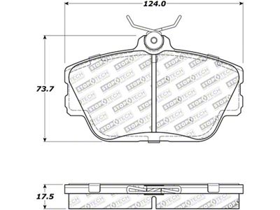 StopTech Street Touring Brake Pads - 308.05980