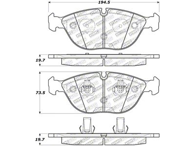 StopTech Street Touring Brake Pads - 308.06820