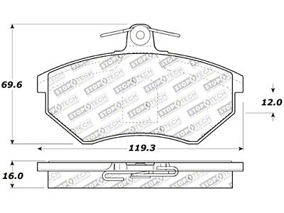 StopTech Street Touring Brake Pads - 308.06960