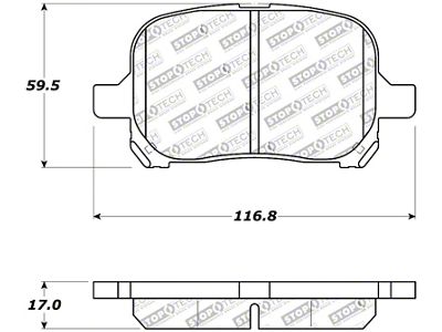 StopTech Street Touring Brake Pads - 308.07070