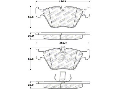StopTech Street Touring Brake Pads - 308.07250