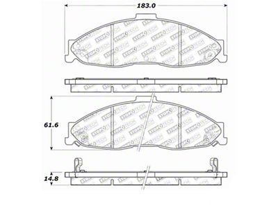 StopTech Street Touring Brake Pads - 308.07490