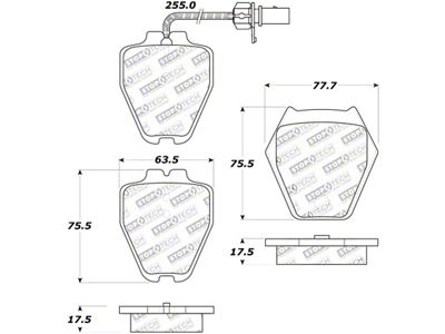 StopTech Street Touring Brake Pads - 308.08390