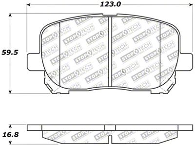 StopTech Street Touring Brake Pads - 308.09230