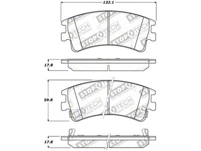 StopTech Street Touring Brake Pads - 308.09570