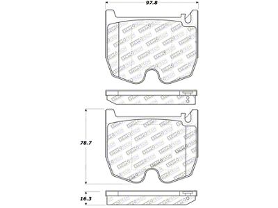 StopTech Street Touring Brake Pads - 308.09830