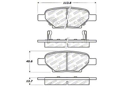 StopTech Street Touring Brake Pads - 308.10330