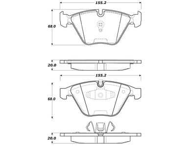 StopTech Street Touring Brake Pads - 308.12600