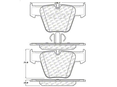 StopTech Street Touring Brake Pads - 308.12890
