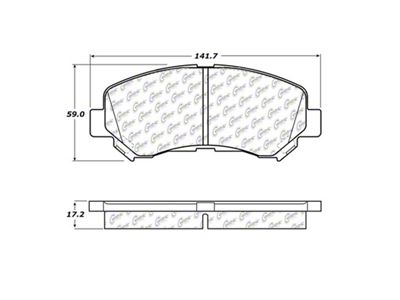 StopTech Street Touring Brake Pads - 308.13380