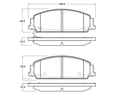 StopTech Street Touring Brake Pads - 308.13510