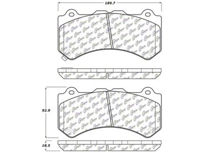 StopTech Street Touring Brake Pads - Front - 308.13820