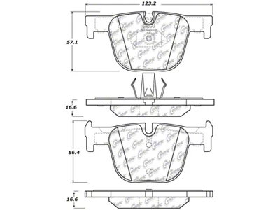 StopTech Street Touring Brake Pads - 308.16100