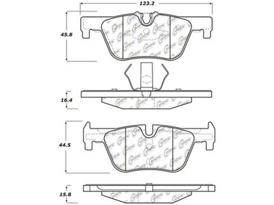 StopTech Street Touring Brake Pads - 308.16130