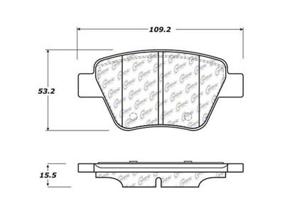 StopTech Street Touring Volkswagen Rear Brake Pads - 308.14560