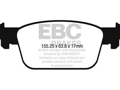 EBC Brakes Ultimax2 Brake Pad Sets Fronts Only - UD1953
