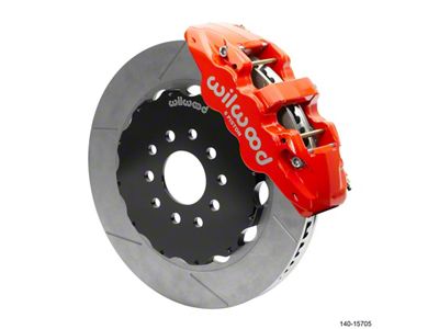 Wilwood AERO6 Front Big Brake Kit 14.00in Rotor Red - 140-15705-R