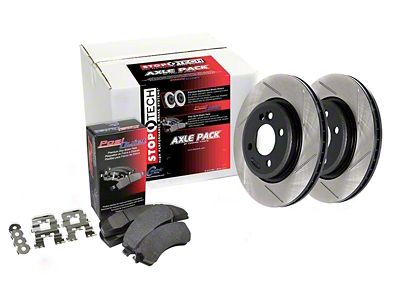 StopTech Street Axle Pack Drilled & Slotted; Front - 938.44010