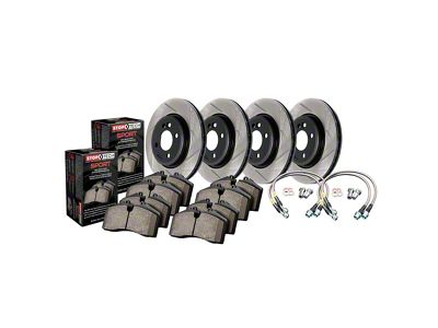 StopTech Street Axle Pack; Slotted; 4 Wheel - 934.47018
