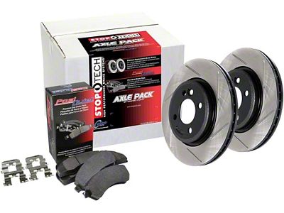 StopTech Street Axle Pack; Slotted; Rear - 937.47509