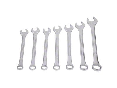 Sunex Metric Raised Panel Combination Wrench Set; 7-Piece