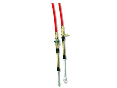B&M Super Duty Race Shifter Cable; 3 ft.; Eyelet/Threaded