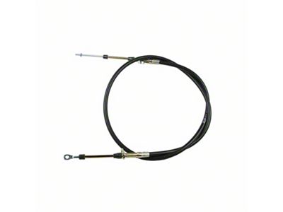 B&M Super Duty Race Shifter Cable; 5 ft.; Eyelet/Threaded; Black; - 81833
