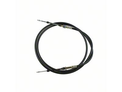 B&M Super Duty Race Shifter Cable; 8 ft.; Eyelet/Threaded; Black; - 81834