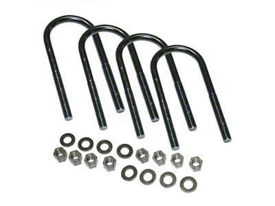 SuperLift U-Bolt 4 Pack 5/8x3-3/8x11 Round w/ Hardware