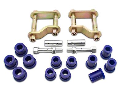 SuperPro Suspension 2005 Nissan Frontier LE Rear Greasable Shackle and Bushing - KIT141SK