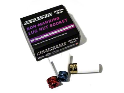 Superspeed Wheels Non-Marring Lug Nut Socket Set; Impact Grade