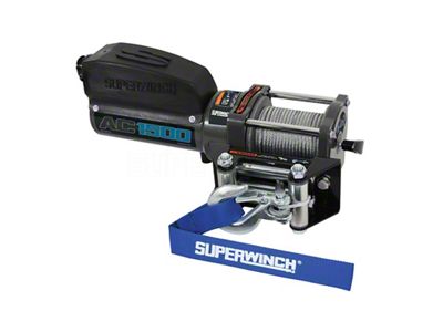 Superwinch 1,500 lb. 120-Volt AC Series 1500 Winch with Steel Cable (Universal; Some Adaptation May Be Required)