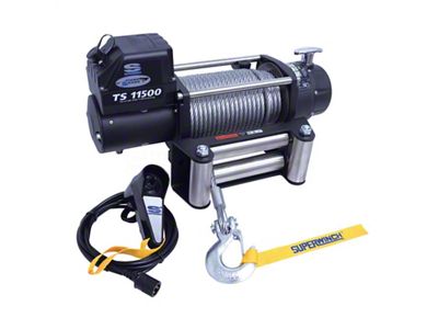 Superwinch 11500 LBS 12V DC 3/8in x 84ft Steel Rope - 1511200