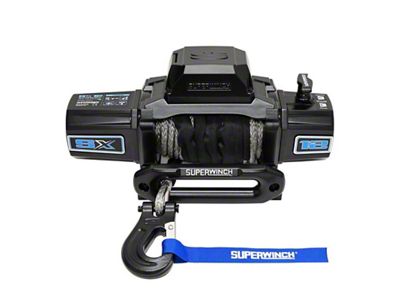 Superwinch 12000 LBS 12V DC 3/8in x 80ft Synthetic Rope - 1712204