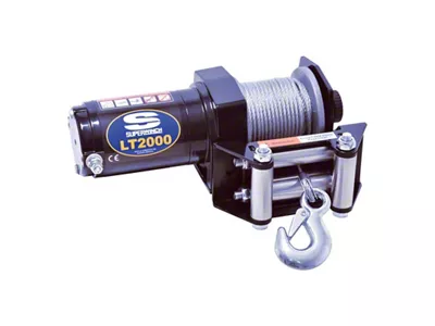 Superwinch 2,000 lb. LT2000 Winch with Steel Cable (Universal; Some Adaptation May Be Required)