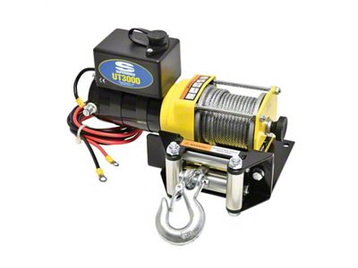 Superwinch 3,000 lb. UT3000 Winch with Steel Cable (Universal; Some Adaptation May Be Required)